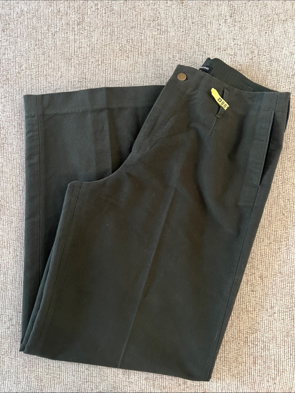 J. Peterman 100% Cotton Olive Green Pants